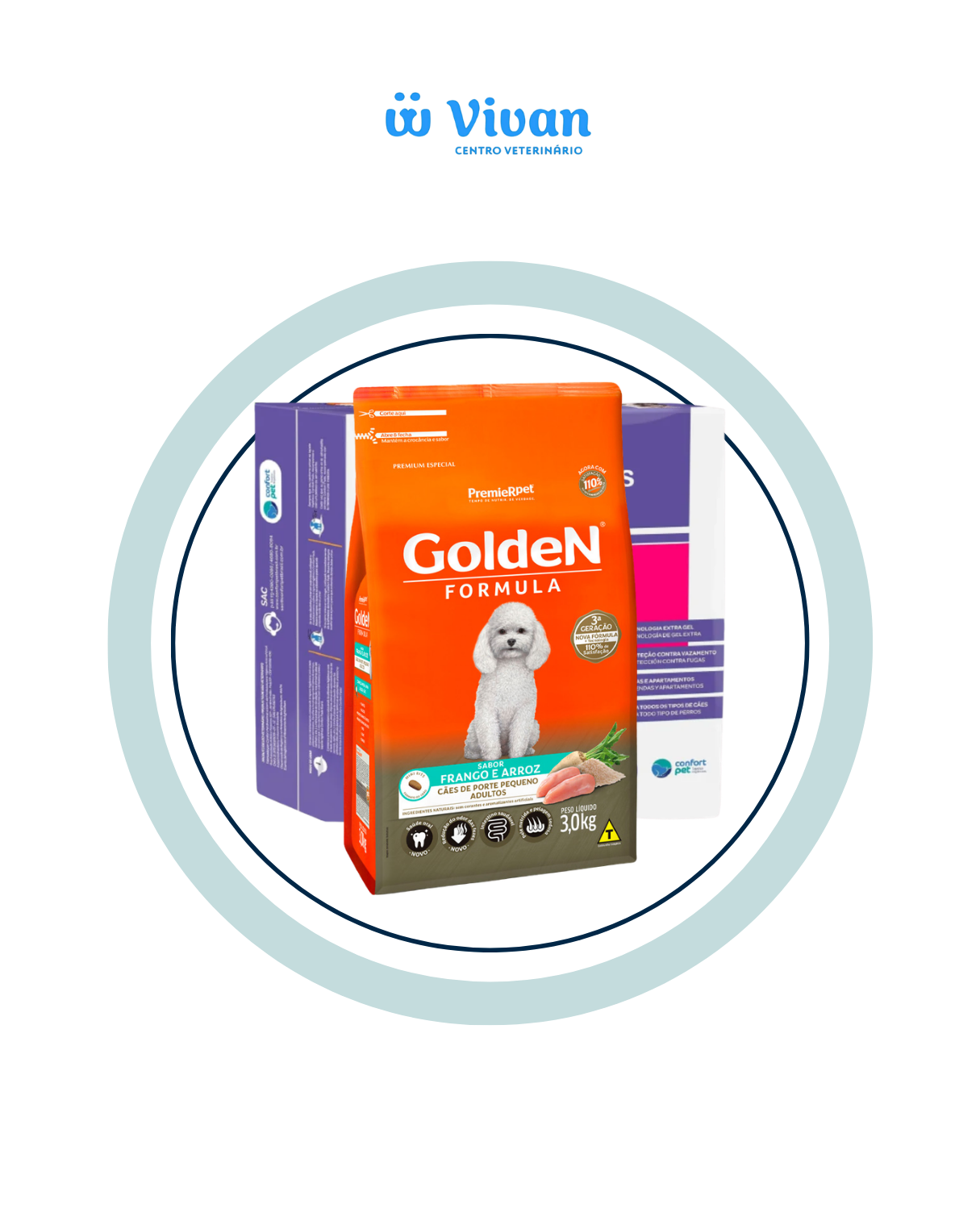 GoldeN Formula Cães Adultos Pequeno Frango 3kg