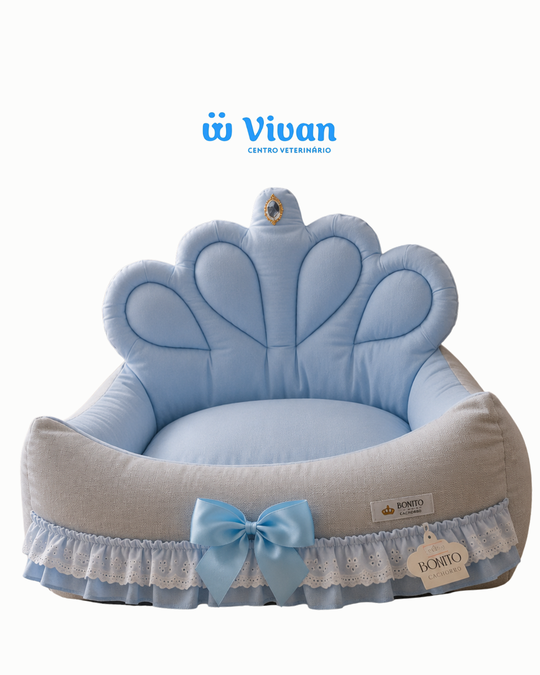 CAMA REALEZA AZUL - M