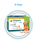 Simparic 80mg Cães 20,1 a 40kg 3 comprimidos